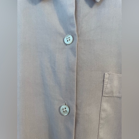 J. Jill blush 100% washable silk blouse small petite - Picture 6 of 12